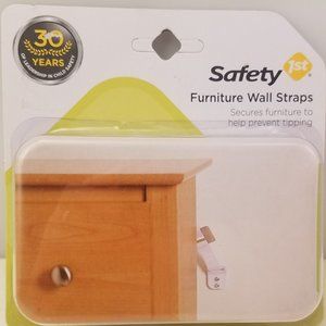 Safety 1st Furniture Wall Straps by Dorel White 11014 2 Straps